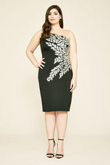 Seddon One-Shoulder Neoprene Dress - PLUS SIZE