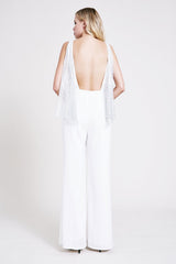 Ashley Halter Open Back Jumpsuit