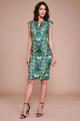 Reed Printed Neoprene Dress