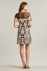 Ivette Embroidered Appliqué Dress