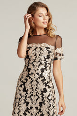 Ivette Embroidered Appliqué Dress