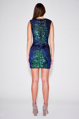 Miranda Sleeveless Sequin Mini Dress