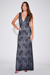 Teena Floral Lace Gown