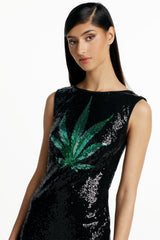 Mary Jane Sequin Mini Dress