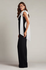 Sancia Bow-Shoulder Jumpsuit