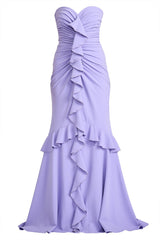 Spargo Cascading Ruffle Gown