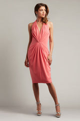 Angela Draped Halter Dress