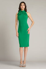 Sims Shoulder Bow Halter Dress