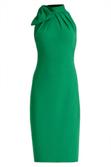 Sims Shoulder Bow Halter Dress