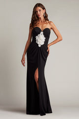 Sirota Center-Front Ruffle Gown
