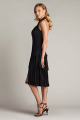 Darla Fringe Halter Dress
