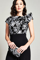 Batty Floral Blossom Clutch