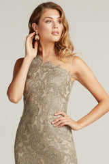 Sahin One-Shoulder Illusion Dress