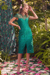 Ordell Floral Jacquard Dress