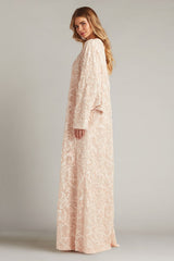 Sonnie Sequin Lace Caftan Gown