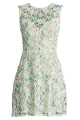 Pyla 3D Floral Embroidered Mini Dress