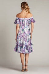 Breeze Floral Print Chiffon Dress