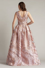 Fontaine Gilded Ball Gown