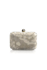 Cut Velvet Box Clutch