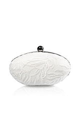 Vine Lace Oval Clutch