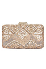 Choy Sequin Embroidered Clutch