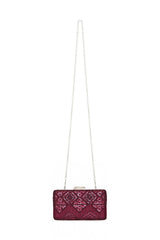 Choy Sequin Embroidered Clutch