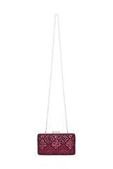 Choy Sequin Embroidered Clutch