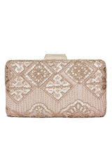 Choy Sequin Embroidered Clutch