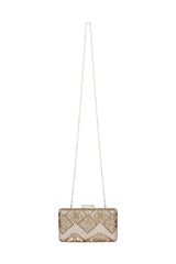 Choy Sequin Embroidered Clutch