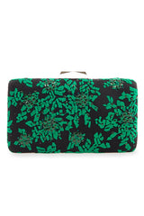 Tako Floral Embroidered Clutch