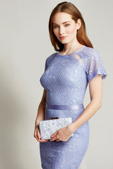 Beigoma Floral Clutch