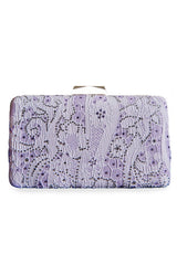 Beigoma Floral Clutch