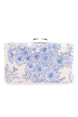 Ohta Crystal Floral Clutch