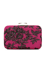 Batty Floral Blossom Clutch