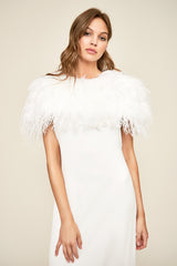Jered Feather Capelet