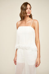 Gallo Crinkle Chiffon Top