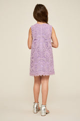 Honeysuckle Corded Embroidery Dress