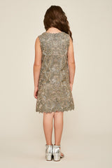 Honeysuckle Corded Embroidery Dress