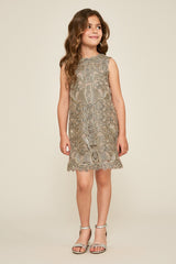 Honeysuckle Corded Embroidery Dress