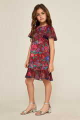 Chiarita Floral Print Dress