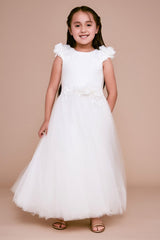 Lousita Applique Tulle Dress