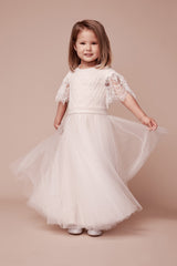 Keatsita Embroidered Tulle Dress
