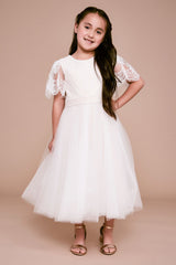 Keatsita Embroidered Tulle Dress