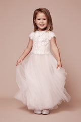 Vilvadita Applique Tulle Dress