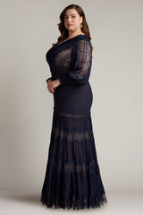 Nyssa Bishop Sleeeve Gown - PLUS SIZE