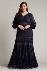 Nyssa Bishop Sleeeve Gown - PLUS SIZE