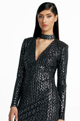 Blaze Choker Neck Dress