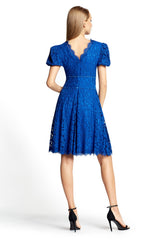 Britt Puff Sleeve Lace Dress