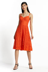 Braxton Lace Midi Dress