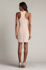 Meg Pearl Trim Scuba Mini Dress